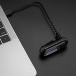 GOOFY DT-6005 Luce per bici Luce posteriore ricaricabile tramite USB per mountain bike Luce LED di avvertimento notturno, 6005 Red Blue Light, 6005B Red White Light