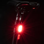 GOOFY DT-6005 Luce per bici Luce posteriore ricaricabile tramite USB per mountain bike Luce LED di avvertimento notturno, 6005 Red Blue Light, 6005B Red White Light