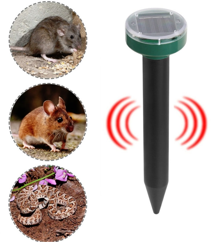 Repellente solare a ultrasuoni per topi e serpenti 2 pezzi