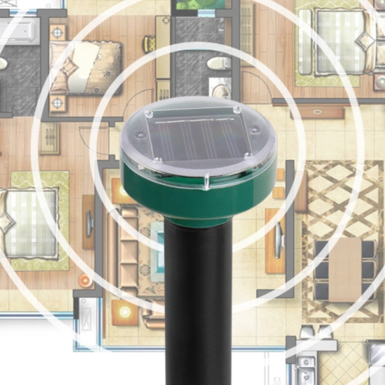 Repellente per topi solare, 2 pezzi, Repellente per serpenti, Repellente per topi, LED a ultrasuoni, Fattoria di riso, Repellente per topi, Solar Mouse Repeller (Round ), Solar Mouse Repeller (Square)
