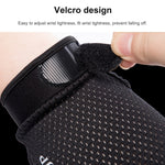 HSLEJP Guanti da ciclismo antiscivolo traspiranti con touch screen per sport all'aria aperta, M, L