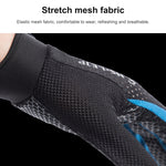HSLEJP Guanti da ciclismo antiscivolo traspiranti con touch screen per sport all'aria aperta, M, L