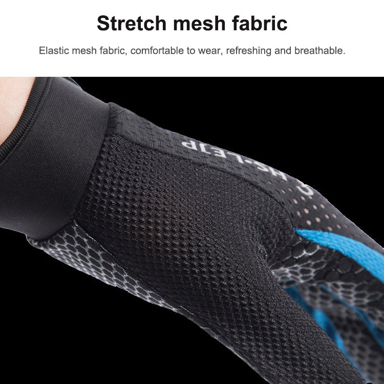 HSLEJP Guanti da ciclismo antiscivolo traspiranti con touch screen per sport all'aria aperta, M, L