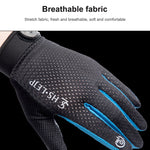 HSLEJP Guanti da ciclismo antiscivolo traspiranti con touch screen per sport all'aria aperta, M, L