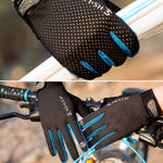 HSLEJP Guanti da ciclismo antiscivolo traspiranti con touch screen per sport all'aria aperta, M, L