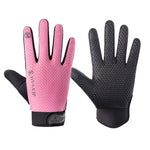 HSLEJP Guanti da ciclismo antiscivolo traspiranti con touch screen per sport all'aria aperta, M, L
