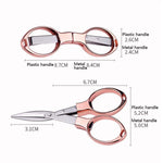Attrezzatura da pesca pieghevole in acciaio inossidabile con forbici speciali da pesca da 10 pezzi, Plastic Handle Color Random Delivery, Metal Handle Color Random Delivery
