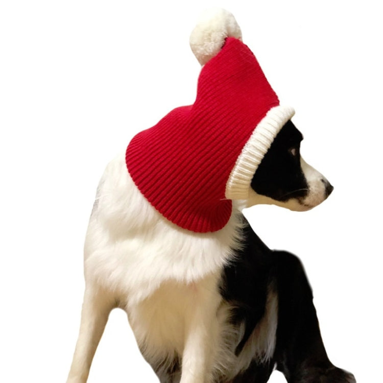 Cappello natalizio in lana autunnale e invernale per animali domestici, XS, S, M, L, XL