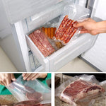 2 rotoli di sacchetto per la conservazione sottovuoto degli alimenti, sacchetto per il confezionamento del riso sottovuoto, 12x500cm, 15x500cm, 17x500cm, 20x500cm, 25x500cm, 28x500cm, 32x500cm