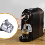Capsule di caffè riutilizzabili in acciaio inossidabile con filtri di caffè a riempimento multiplo, Coffee Capsules