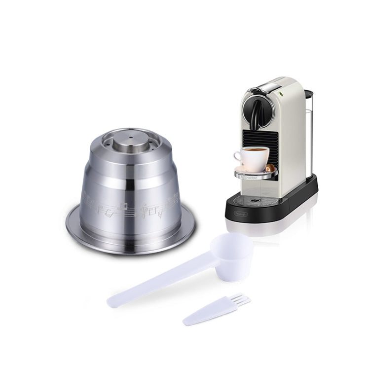 Capsule di caffè riutilizzabili in acciaio inossidabile con filtri di caffè a riempimento multiplo, Coffee Capsules