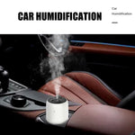 Umidificatore portatile per auto, luce notturna per uso domestico, strumento spray USB, diffusore di aromi per disinfezione, Car Humidifier Pearl White, Car Humidifier Turquoise, Car Humidifier Pink