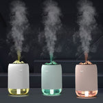 Umidificatore portatile per auto, luce notturna per uso domestico, strumento spray USB, diffusore di aromi per disinfezione, Car Humidifier Pearl White, Car Humidifier Turquoise, Car Humidifier Pink