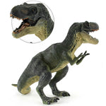 Modelli di giocattoli statici del mondo dei dinosauri animali di simulazione, Green Tyrannosaurus, Brown Tyrannosaurus, Brown Red Parasaurus, Yellow Green Parasaurus, Yellow Spinosaurus, Gray Spinosaurus, Styracosaurus, Plesiosaurus, Brachiosaurus     ...