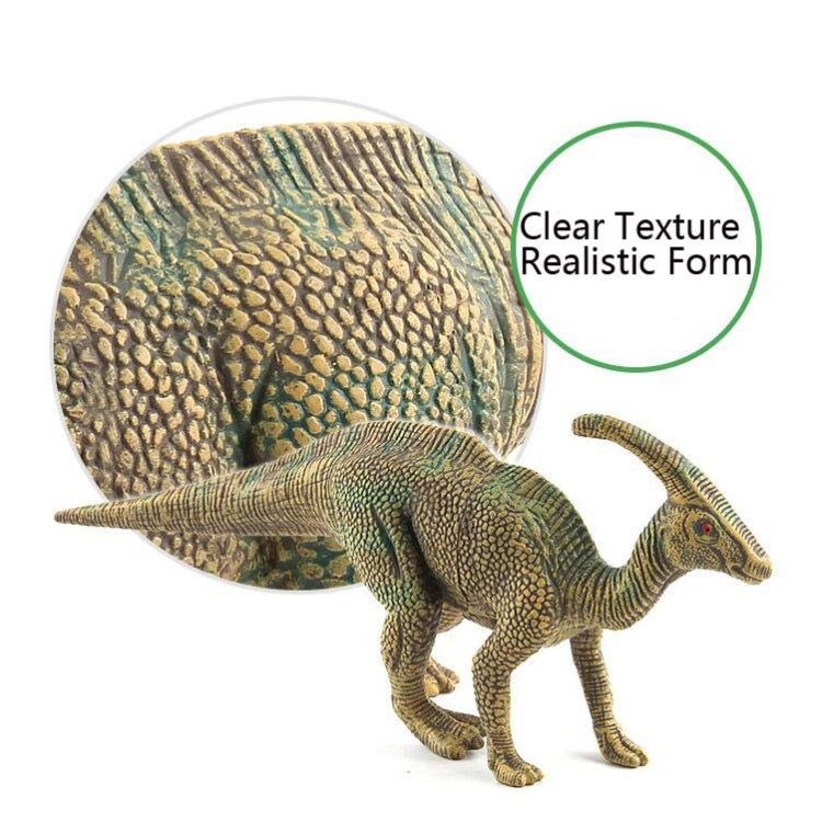 Modelli di giocattoli statici del mondo dei dinosauri animali di simulazione, Green Tyrannosaurus, Brown Tyrannosaurus, Brown Red Parasaurus, Yellow Green Parasaurus, Yellow Spinosaurus, Gray Spinosaurus, Styracosaurus, Plesiosaurus, Brachiosaurus     ...