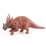 Modelli di giocattoli statici del mondo dei dinosauri animali di simulazione, Green Tyrannosaurus, Brown Tyrannosaurus, Brown Red Parasaurus, Yellow Green Parasaurus, Yellow Spinosaurus, Gray Spinosaurus, Styracosaurus, Plesiosaurus, Brachiosaurus     ...