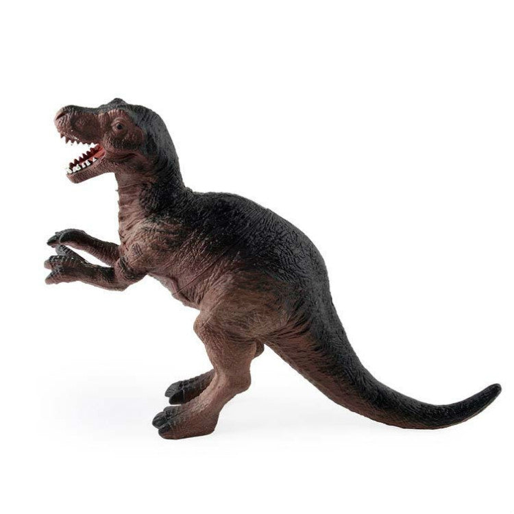 Modelli di giocattoli statici del mondo dei dinosauri animali di simulazione, Green Tyrannosaurus, Brown Tyrannosaurus, Brown Red Parasaurus, Yellow Green Parasaurus, Yellow Spinosaurus, Gray Spinosaurus, Styracosaurus, Plesiosaurus, Brachiosaurus     ...