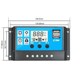 Controller solare ricarica lampione stradale 10-60A