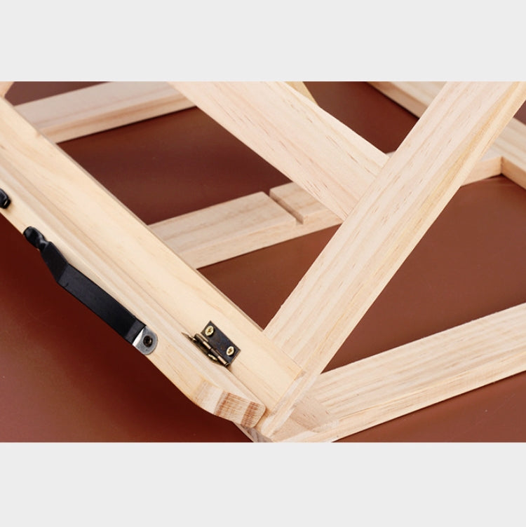 Supporto per notebook per bambini, supporto per lettura in legno, supporto per libri anti-miopia, Log iron Clip, Log Wood Clip