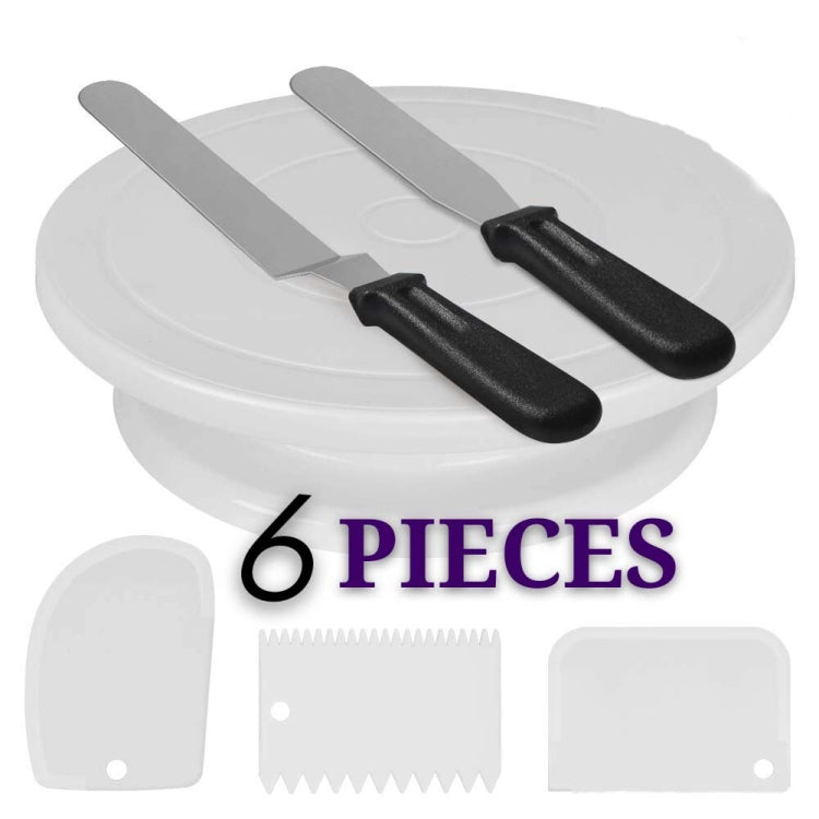 Set di piatti girevoli per torte, decorazione per tavolo, decorazione per bocca, borsa in silicone, cottura fai da te, 6 PCS/Set, 12 PCS/Set, 60 PCS/Set