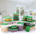 Set di scatole per la conservazione della freschezza domestica 16 in 1 Set di scatole di conservazione multifunzionali per congelamento e refrigerazione del frigorifero, Household Fresh-keeping Box