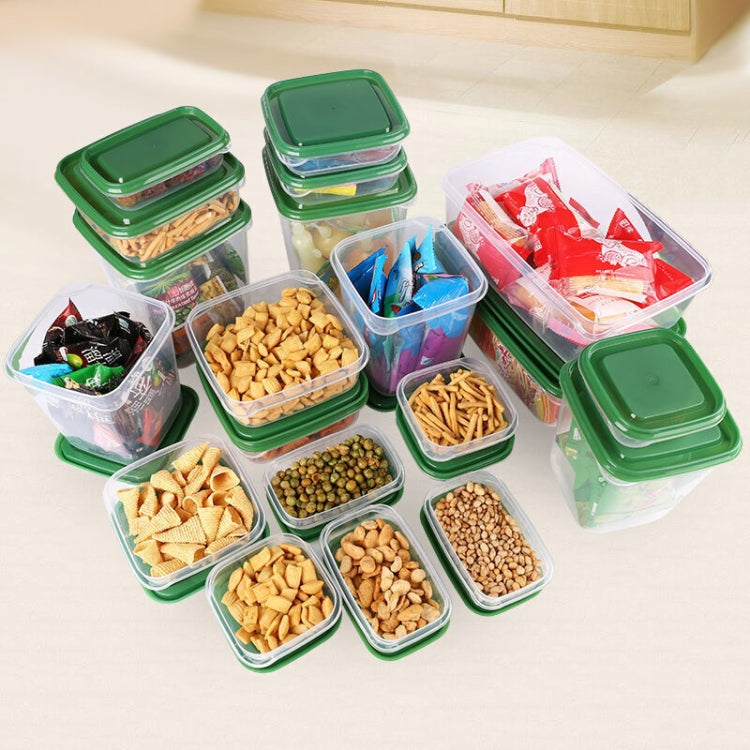 Set di scatole per la conservazione della freschezza domestica 16 in 1 Set di scatole di conservazione multifunzionali per congelamento e refrigerazione del frigorifero, Household Fresh-keeping Box