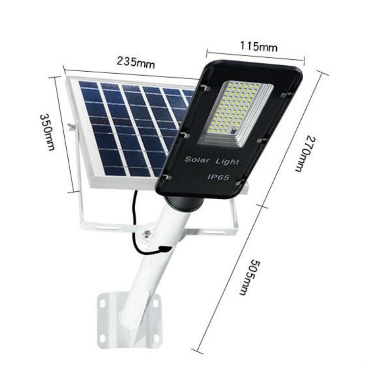 Lampione stradale solare LED impermeabile IP65 68-300 LED