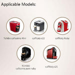 Tazza per capsule di caffè riutilizzabile con filtro per caffè domestico in acciaio inossidabile con capsula per macchina da caffè, Coffee Capsules Pattern Random Delivery