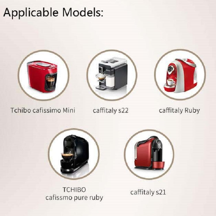 Tazza per capsule di caffè riutilizzabile con filtro per caffè domestico in acciaio inossidabile con capsula per macchina da caffè, Coffee Capsules Pattern Random Delivery