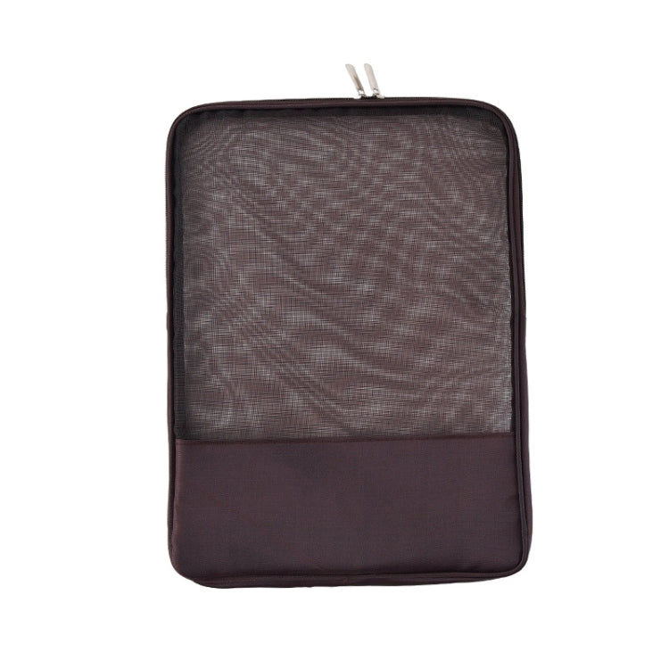 Set 6 Borse Documenti con Cerniera in Nylon 35x25 cm