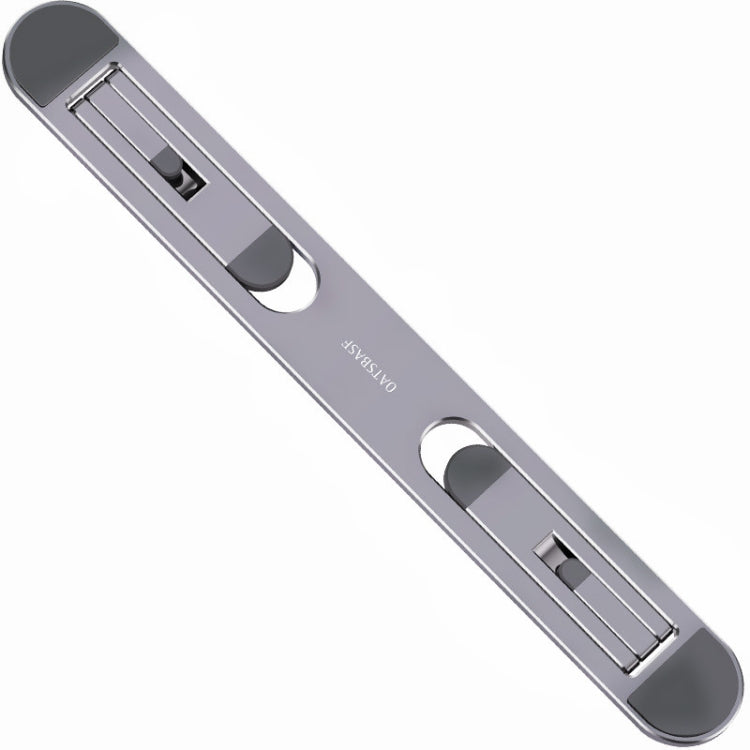 Oatsbasf Riscaldatore per ventola pieghevole con staffa per computer portatile pieghevole, Silver, Gray