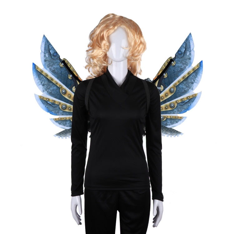 Carnevale di Halloween vestire bambini adulti Ali decorative punk meccaniche, Adult, Child