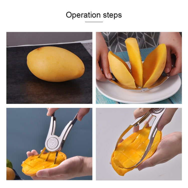 Affettatrice e pelapatate per mango, Mango Slicer