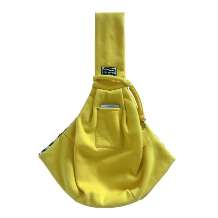 Borsa da trasporto per animali domestici Borsa a tracolla messenger in cotone, Yellow, Brown, Blue, Khaki, Black, Gray, Dark blue
