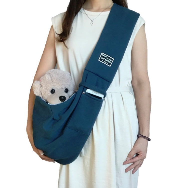 Borsa da trasporto per animali domestici Borsa a tracolla messenger in cotone, Yellow, Brown, Blue, Khaki, Black, Gray, Dark blue