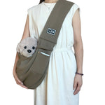 Borsa da trasporto per animali domestici Borsa a tracolla messenger in cotone, Yellow, Brown, Blue, Khaki, Black, Gray, Dark blue