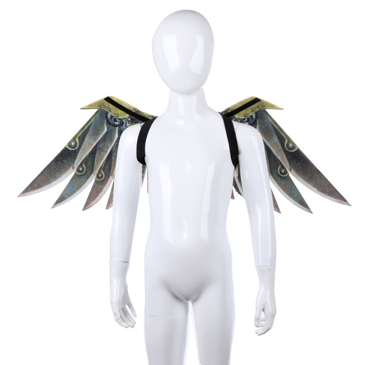 Halloween Carnival Stage Dress Up Props Bambini adulti Cosplay Punk Blade Wings, Chlid, Adult