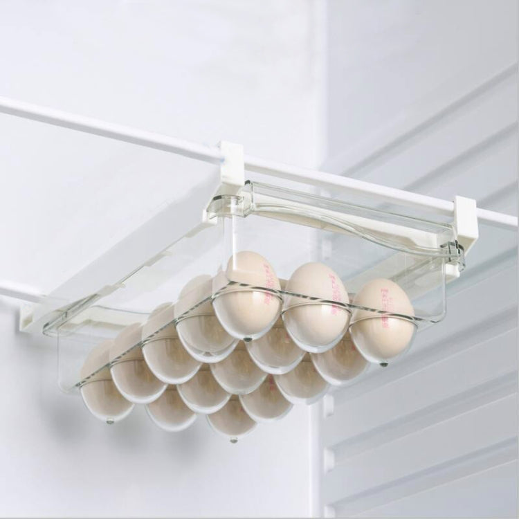 Scatola portaoggetti per frigorifero Tipo quadrato Scatola multifunzionale per la conservazione degli alimenti per uso domestico, 1 Egg Box, 1 Fresh Box, 2 Egg Box, 2 Fresh Box, 1 Egg Box + 1 Fresh Box, 1 Box Without Hook