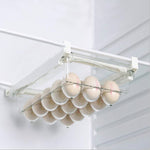 Scatola portaoggetti per frigorifero Tipo quadrato Scatola multifunzionale per la conservazione degli alimenti per uso domestico, 1 Egg Box, 1 Fresh Box, 2 Egg Box, 2 Fresh Box, 1 Egg Box + 1 Fresh Box, 1 Box Without Hook