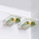Scatola portaoggetti per frigorifero Tipo quadrato Scatola multifunzionale per la conservazione degli alimenti per uso domestico, 1 Egg Box, 1 Fresh Box, 2 Egg Box, 2 Fresh Box, 1 Egg Box + 1 Fresh Box, 1 Box Without Hook
