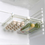 Scatola portaoggetti per frigorifero Tipo quadrato Scatola multifunzionale per la conservazione degli alimenti per uso domestico, 1 Egg Box, 1 Fresh Box, 2 Egg Box, 2 Fresh Box, 1 Egg Box + 1 Fresh Box, 1 Box Without Hook