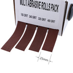 Rotoli di tela smeriglio trafilabili Rotoli di tela smeriglio morbida Carta abrasiva per la lavorazione del legno, metallo e vetro, Emery Cloth Rolls
