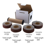 Rotoli di tela smeriglio trafilabili Rotoli di tela smeriglio morbida Carta abrasiva per la lavorazione del legno, metallo e vetro, Emery Cloth Rolls