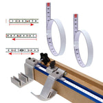 Righello in acciaio con scala adesiva con metro a nastro con scala di colla Righello autoadesivo, 1m Positive, 2m Positive, 3m Positive, 4m Positive, 5m Positive, 1m Reverse, 2m Reverse, 3m Reverse, 4m Reverse, 5m Reverse, 1m Middle Point, 2m Middle Po...