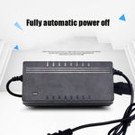 Batteria al litio per auto elettromobile spruzzatore tosaerba illuminazione caricabatteria, 12V 2A, 12V 3A, 12V 5A, 24V 2A, 24V 3A, 24V 5A, 36V 2A, 36V 3A, 36V 4A, 36V 5A