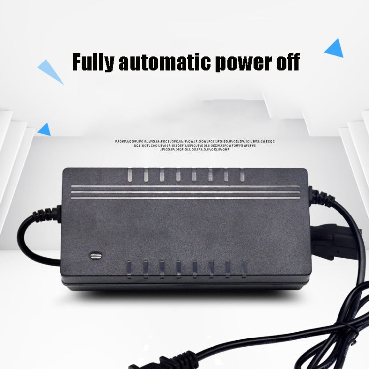 Batteria al litio per auto elettromobile spruzzatore tosaerba illuminazione caricabatteria, 12V 2A, 12V 3A, 12V 5A, 24V 2A, 24V 3A, 24V 5A, 36V 2A, 36V 3A, 36V 4A, 36V 5A
