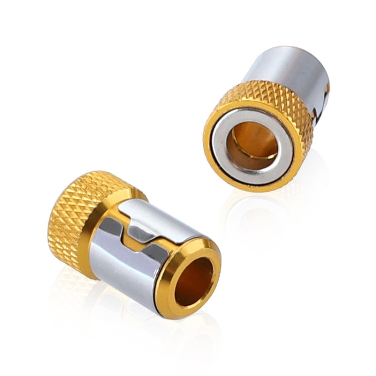 Punta per cacciavite ad anello magnetico da 10 pezzi con manicotto magnetico universale in acciaio, consegna casuale di colori, 10PCS CQ-23