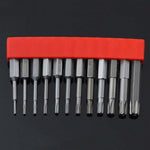12 pezzi/set di punte per cacciavite con cacciavite elettrico magnetico in acciaio legato S2, 1, 2, 3, 4, 5, 6, 7, 8, 9, 10, 11, 12, 13