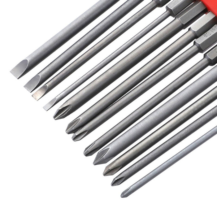 12 pezzi/set di punte per cacciavite con cacciavite elettrico magnetico in acciaio legato S2, 1, 2, 3, 4, 5, 6, 7, 8, 9, 10, 11, 12, 13
