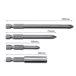 12 pezzi/set di punte per cacciavite con cacciavite elettrico magnetico in acciaio legato S2, 1, 2, 3, 4, 5, 6, 7, 8, 9, 10, 11, 12, 13
